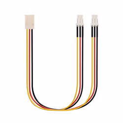 Nanocable 10.19.0801, 0,3 m, Molex (3-pin), 2 x Molex (3-pin), Mâle, Femelle, Droit