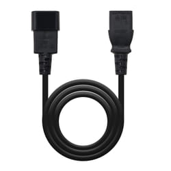 Nanocable 10.22.0202 câble électrique Noir 1,5 m Coupleur C14 Coupleur C13
