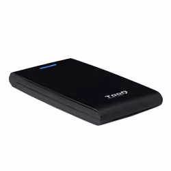 TooQ TQE-2526B, Boîtier HDD, 2.5", SATA, Série ATA II, Série ATA III, 5 Gbit/s, Connectivité USB, Noir