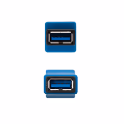 Nanocable 10.02.2001 changeur de genre de câble USB 3.0 A Bleu