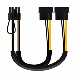 Nanocable 10.19.1201, 0,2 m, Omnigrid (2-pin), 2 x Molex (3-pin), Mâle, Mâle, Droit
