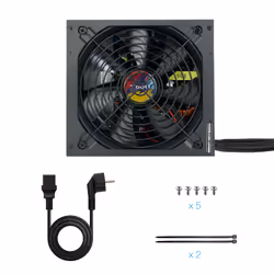 TooQ TQAPOLO-750SP unité d'alimentation d'énergie 750 W 20+4 pin ATX ATX Noir - Vue supplémentaire 6