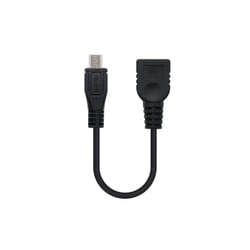 Nanocable 10.01.3500 câble USB 0,15 m USB 2.0 Micro-USB B USB A Noir