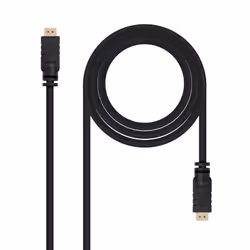 Nanocable 10.15.1820, 20 m, HDMI Type A (Standard), HDMI Type A (Standard), 4096 x 2160 pixels, Compatibilité 3D, Noir