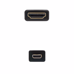 Nanocable 10.15.3502 câble HDMI 1,8 m HDMI Type A (Standard) HDMI Type D (Micro) Noir