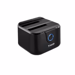 TooQ TQDS-802, HDD, SATA, Série ATA II, Série ATA III, 2.5,3.5", 3 To, 5 Gbit/s, Noir