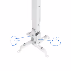 TooQ PJ2012T-W support pour projecteurs Plafond Blanc