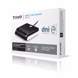 TooQ TQR-210B lecteur de cartes à puce Intérieure USB 2.0 Noir