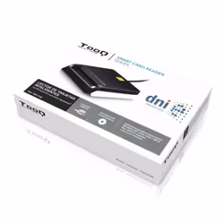 TooQ TQR-210B lecteur de cartes à puce Intérieure USB 2.0 Noir