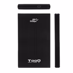 TooQ TQE-2522B Boîtier de disques de stockage Boîtier HDD Noir 2.5" - Vue supplémentaire 4