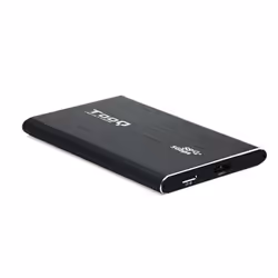 TooQ TQE-2529B, Boîtier disque dur/SSD, 2.5", Série ATA III, Connectivité USB, Noir