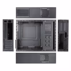 TooQ TQC-3005U3 unité centrale Bureau Noir 500 W - Vue supplémentaire 4