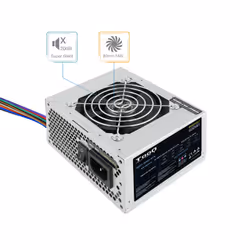 TooQ Fonte Ecopower II unité d'alimentation d'énergie 500 W 20+4 pin ATX SFX Argent - Vue supplémentaire 7