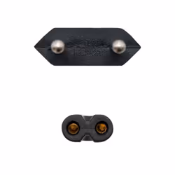 Nanocable 10.22.0402 câble électrique Noir 1,5 m CEE7/16 Coupleur C7