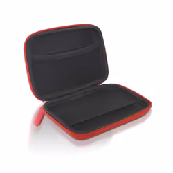 TooQ TQBC-E2502 Housse de disques de stockage Rouge