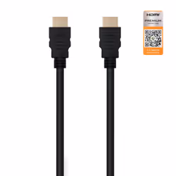 Nanocable HDMI V2.0, 1m câble HDMI HDMI Type A (Standard) Noir