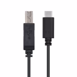 Nanocable USB 2.0, 1m câble USB USB C USB B Noir