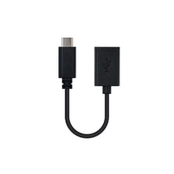 Nanocable USB 2.0, 0.15m câble USB 0,15 m USB C USB A Noir