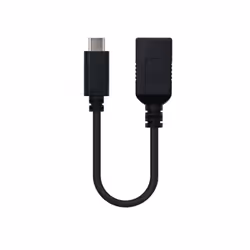 Nanocable USB 3.1, 0.15m, 0,15 m, USB A, USB C, USB 3.2 Gen 2 (3.1 Gen 2), 5000 Mbit/s, Noir