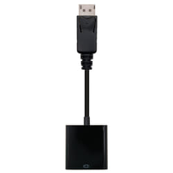 Nanocable 10.16.0602 câble vidéo et adaptateur 0,15 m DisplayPort VGA (D-Sub) Noir