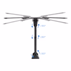 TooQ LP6055TN-B support pour téléviseur 55" Noir - Vue supplémentaire 5