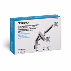 TooQ DB3132TNR-S support d'écran plat pour bureau 32" Argent - Vue supplémentaire 12
