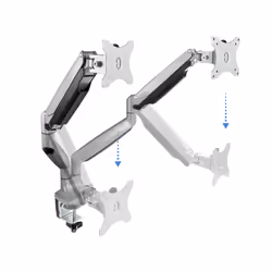TooQ DB3132TNR-S support d'écran plat pour bureau 32" Argent - Vue supplémentaire 4