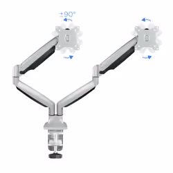 TooQ DB3132TNR-S support d'écran plat pour bureau 32" Argent - Vue supplémentaire 5