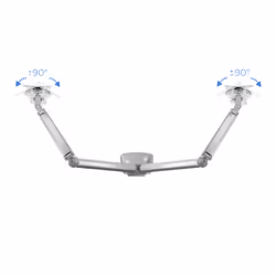 TooQ DB3132TNR-S support d'écran plat pour bureau 32" Argent - Vue supplémentaire 8
