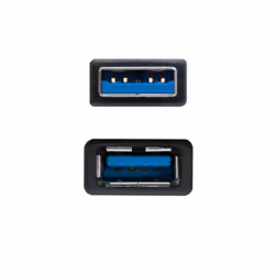 Nanocable 10.01.0903-BK câble USB 3 m USB 3.2 Gen 1 (3.1 Gen 1) USB A Noir
