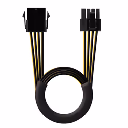 Nanocable 10.19.1202, 0,5 m, PCI-E (6+2 pin), PCI-E (8-pin), Mâle, Femelle, Droit