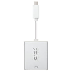 Nanocable 10.16.4104 adaptateur graphique USB 3840 x 2160 pixels Aluminium