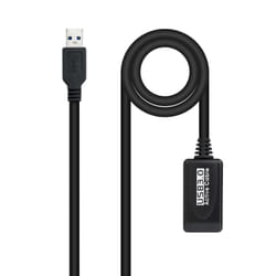 Nanocable 10.01.0311 câble USB 5 m USB 3.2 Gen 1 (3.1 Gen 1) USB A Noir