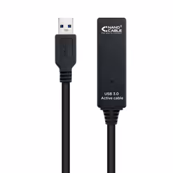Nanocable 10.01.0313 câble USB 15 m USB 3.2 Gen 1 (3.1 Gen 1) USB A Noir