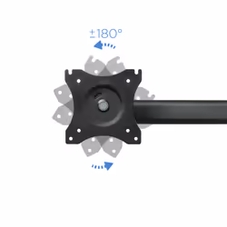 TooQ DB1327TN-B support d'écran plat pour bureau 27" Noir - Vue supplémentaire 5