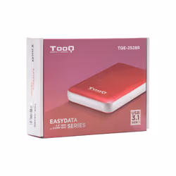 TooQ TQE-2528R Boîtier de disques de stockage Enceinte ssd Rouge 2.5" - Vue supplémentaire 5