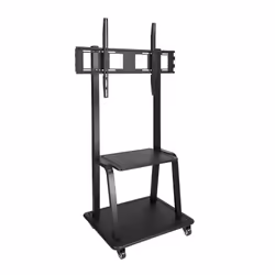 TooQ FS20100M-B, 150 kg, 94 cm (37"), 2,54 m (100"), 800 x 600 mm, Réglage de la hauteur, Noir