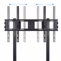 TooQ FS20100M-B support d'écran plat pour bureau 2,54 m (100") Noir Sol - Vue supplémentaire 6