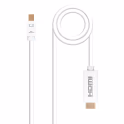 Nanocable 10.15.4005, 5 m, Mini DisplayPort, HDMI Type A (Standard), Mâle, Mâle, Droit