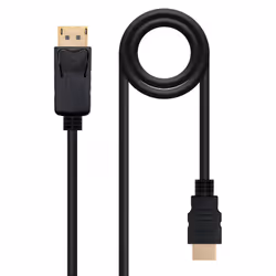 Nanocable 10.15.4305, 5 m, DisplayPort, HDMI Type A (Standard), Mâle, Mâle, Droit