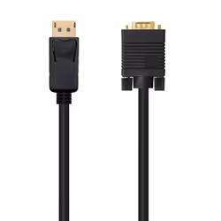 Nanocable 10.15.4402 câble vidéo et adaptateur 2 m DisplayPort VGA (D-Sub) Noir