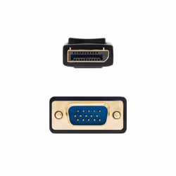 Nanocable 10.15.4402 câble vidéo et adaptateur 2 m DisplayPort VGA (D-Sub) Noir