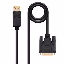 Nanocable 10.15.4505, 5 m, DisplayPort, DVI, Mâle, Mâle, Droit