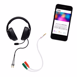 Nanocable 10.24.1201 câble audio 0,2 m 3,5mm 2 x 3.5mm Blanc