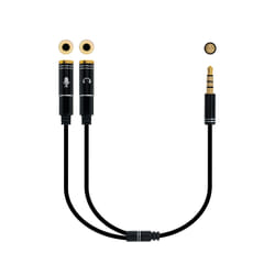 Nanocable 10.24.1202 câble audio 0,3 m 3,5mm 2 x 3.5mm Noir