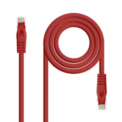 Nanocable 10.20.1801-R câble de réseau Rouge 1 m Cat6a U/UTP (UTP)
