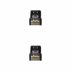 Nanocable 10.20.1802-BK câble de réseau Noir 2 m Cat6a U/UTP (UTP)