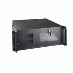 TooQ RACK-406N-USB3, Rack monté sur le mur, 4U, Verrouillage des touches, Noir