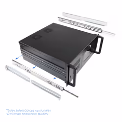 TooQ RACK-406N-USB3 étagère 4U Rack monté sur le mur Noir - Vue supplémentaire 8