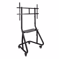 TooQ FS20200M-B, 100 kg, 152,4 cm (60"), 2,67 m (105"), 1000 x 600 mm, Réglage de la hauteur, Noir